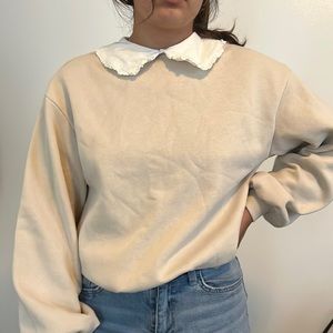 h&m collard crewneck